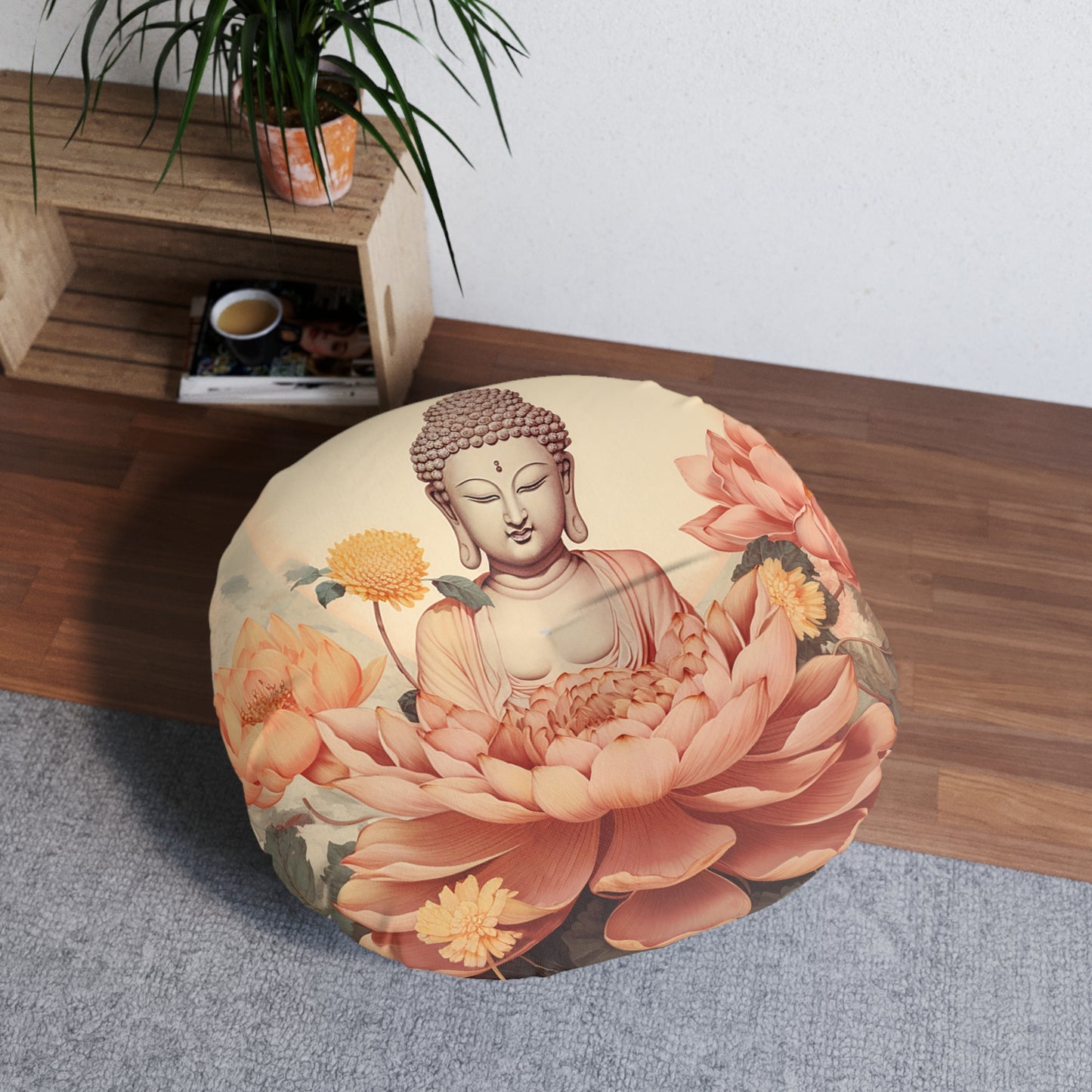 Lotus Meditation Floor Pillow